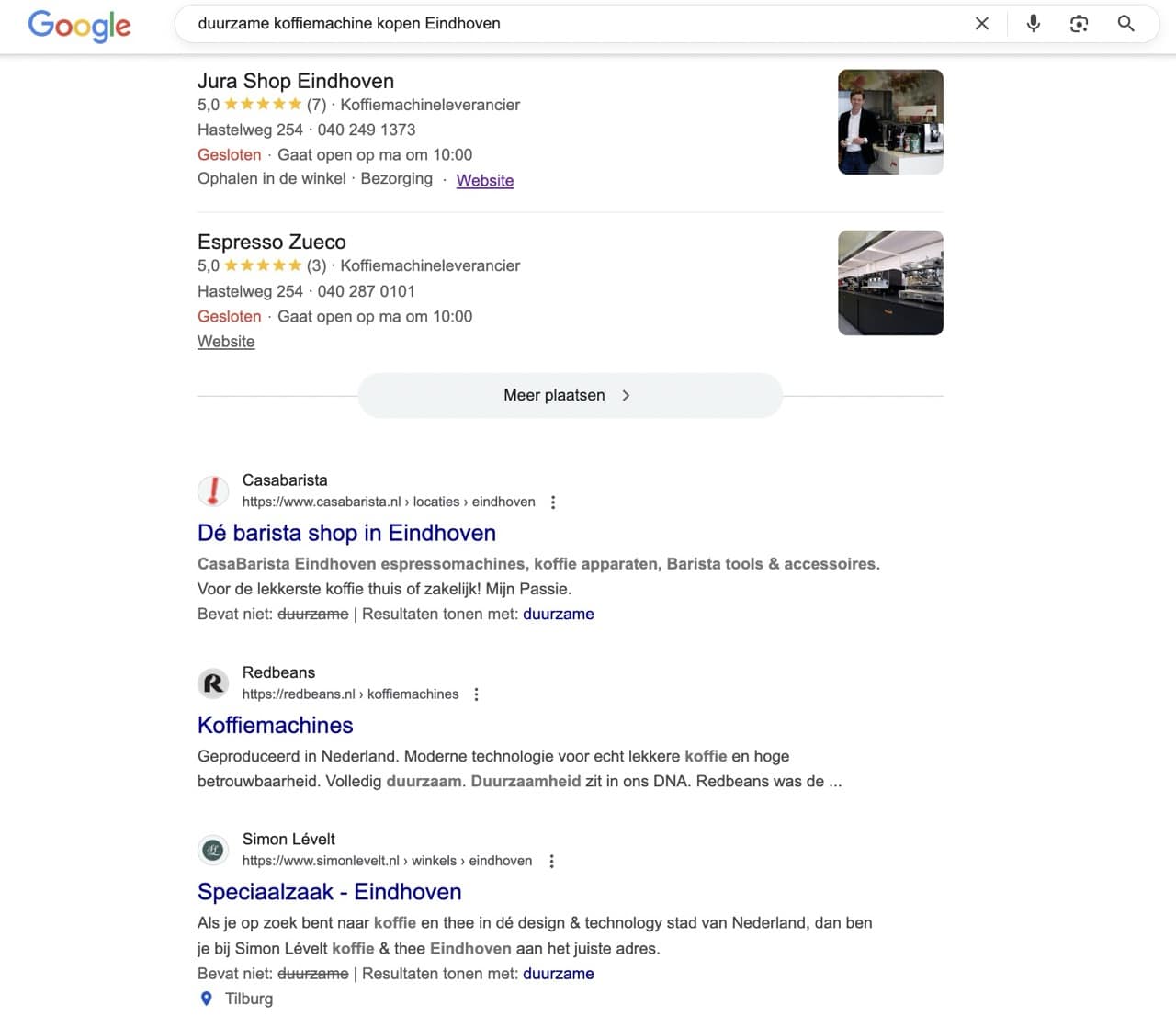 Searching through Google