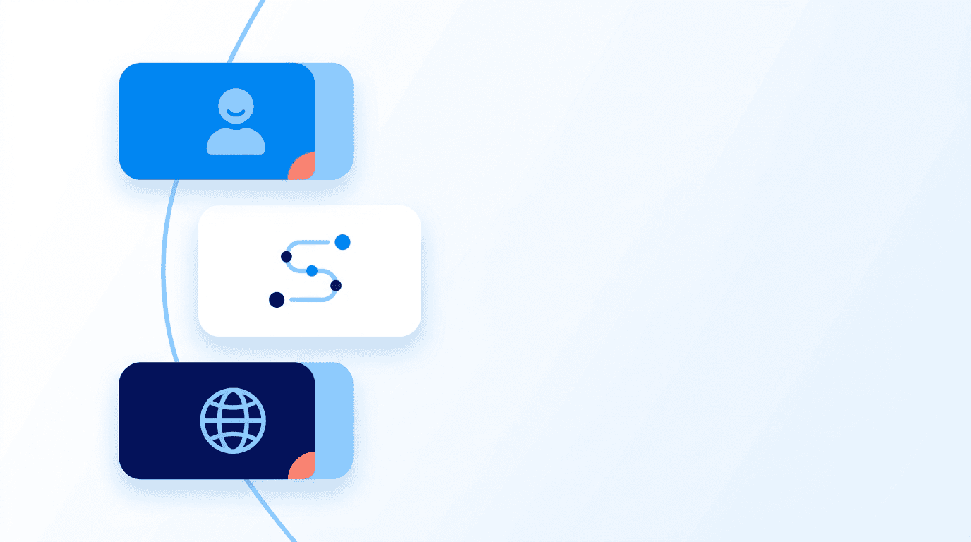 Illustration: tone of voice on three layers, persona, customer journey and market