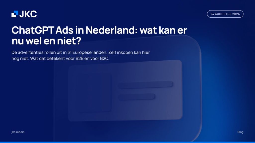 Featured image for the blog about ChatGPT Ads in the Netherlands